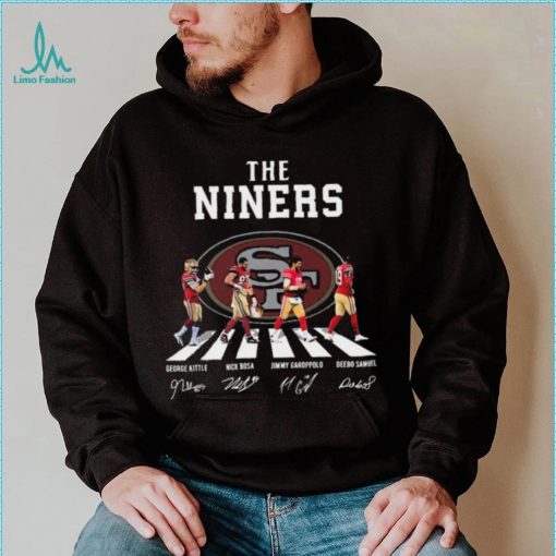 The Niners 49ers Abbey Road 2023 2024 Playoffs Signatures Shirt
