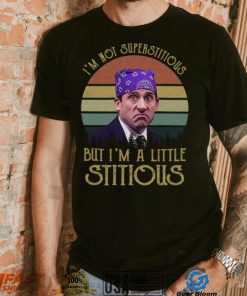 The Office Michael Scott I’m Not Superstitious But I Am A Little Stitious T Shirt
