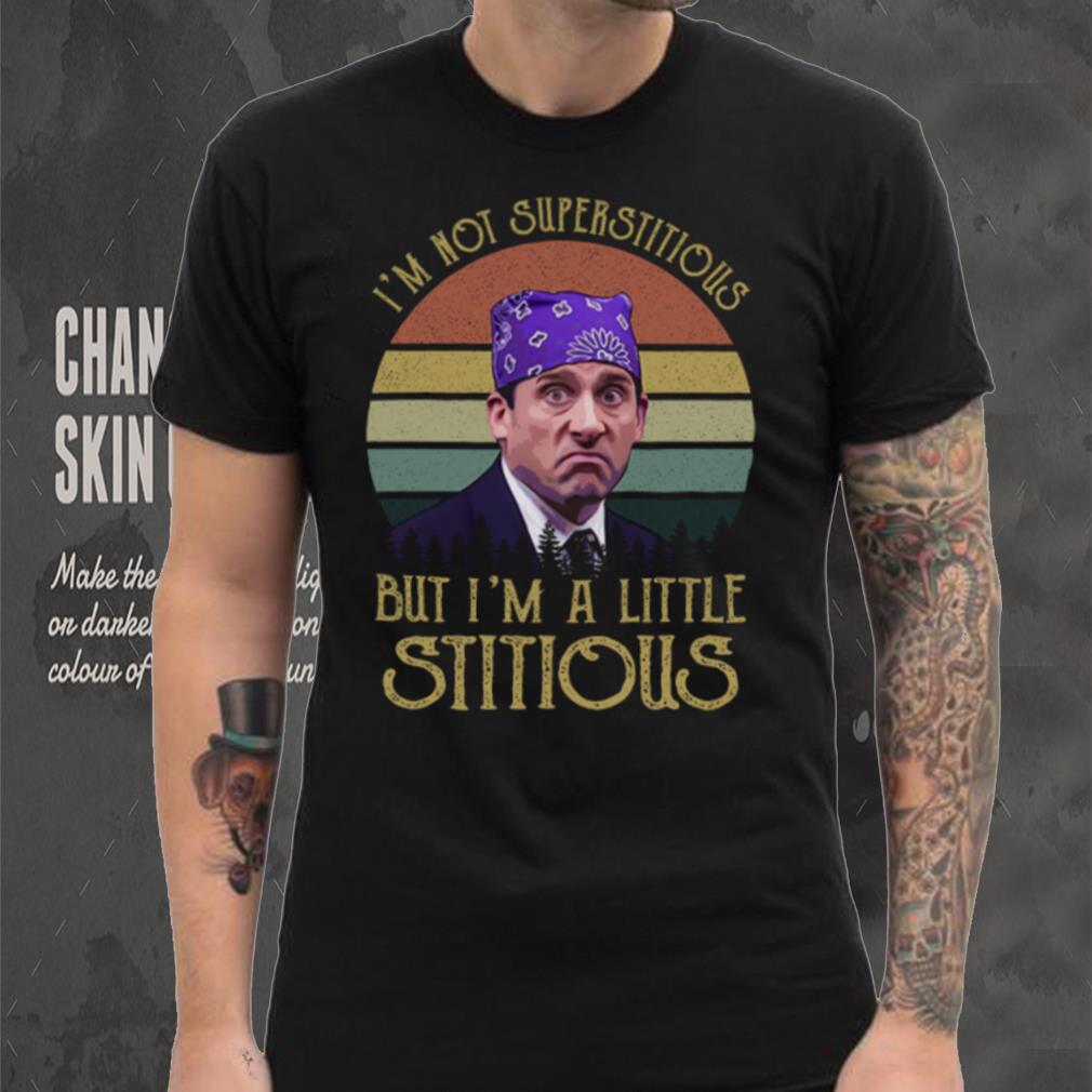 The Office Michael Scott I’m Not Superstitious But I Am A Little Stitious T Shirt The Office Michael Scott I’m Not Superstitious But I Am A Little Stitious T Shirt