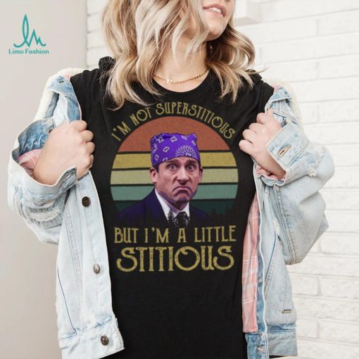 The Office Michael Scott I’m Not Superstitious But I Am A Little Stitious T Shirt