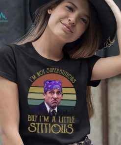 The Office Michael Scott I’m Not Superstitious But I Am A Little Stitious T Shirt