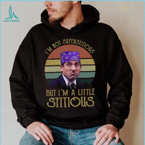 The Office Michael Scott I’m Not Superstitious But I Am A Little Stitious T Shirt