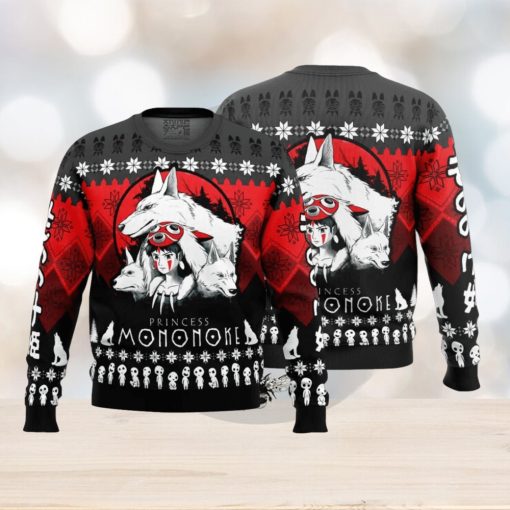 The Pack Princess Mononoke Ugly Christmas Sweater