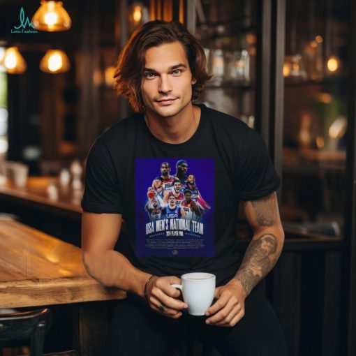 The Paris Player Pool USA Men’s National Team Members Name Lists T Shirt