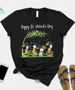 The Peanuts Characters Iowa Hawkeyes Happy St. Patrick’s Day Shirt