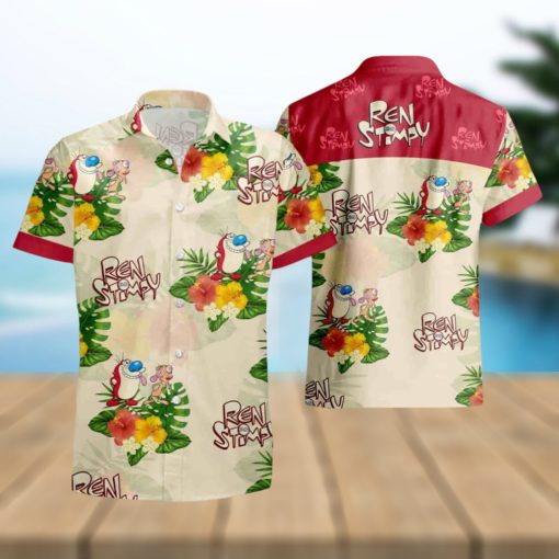 The Ren Stimpy Show Hawaiian Shirt And Short Summer Shirt