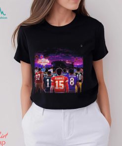 The Road To Super Bowl LVIII Las Vegas NFL Playoffs Season 2023 2024 Poster Unisex T Shirt