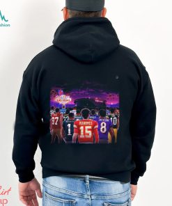 The Road To Super Bowl LVIII Las Vegas NFL Playoffs Season 2023 2024 Poster Unisex T Shirt