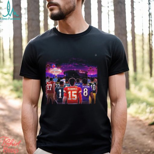 The Road To Super Bowl LVIII Las Vegas NFL Playoffs Season 2023 2024 Poster Unisex T Shirt