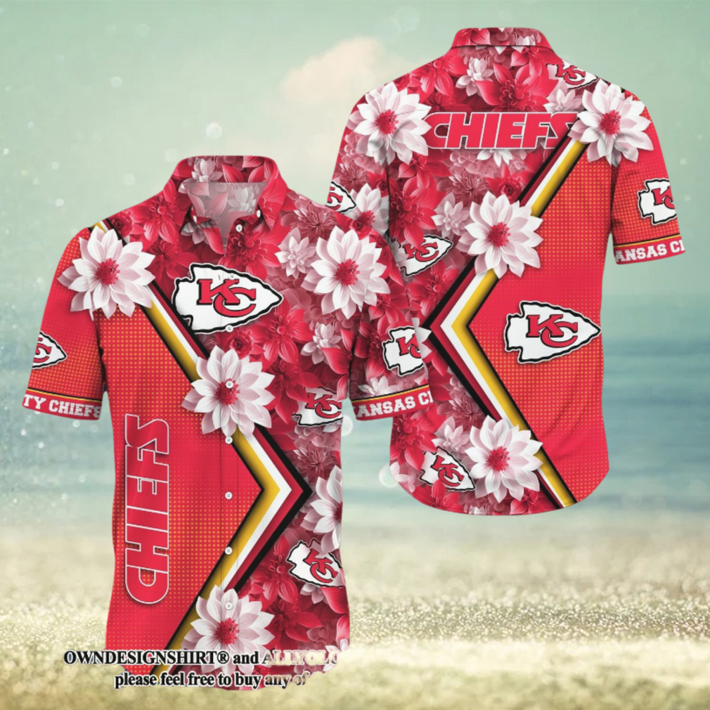 [The best selling] Kansas City Chiefs Classic All Over Print Hawaiian Shirt