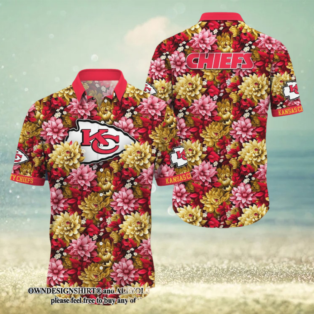 [The best selling] Kansas City Chiefs Classic Full Printed Hawaiian Shirt