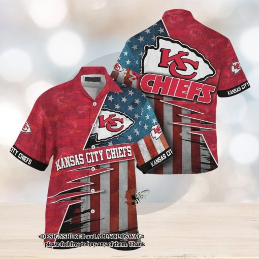 [The best selling] Kansas City Chiefs Customized For Sports Enthusiasts This Season Hot Version Hawaiian Shirt