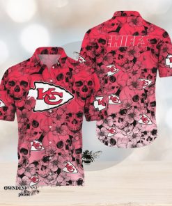 [The best selling] Kansas City Chiefs Halloween Season Aloha New Fashion Full Printed Hawaiian Shirt