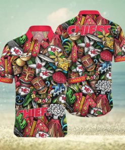 [The best selling] Kansas City Chiefs NFL Flower Custom Summer Football New Outfit Full Printed Hawaiian Shirt