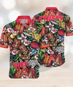 [The best selling] Kansas City Chiefs NFL Flower Custom Summer Football New Outfit Full Printed Hawaiian Shirt
