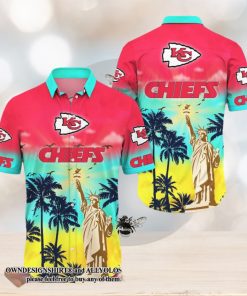 [The best selling] Kansas City Chiefs NFL Flower Summer Football 3D Full Print Hawaiian Shirt