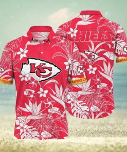 [The best selling] Kansas City Chiefs NFL Flower Summer Football All Over Print Classic Hawaiian Shirt