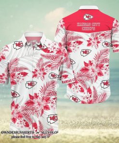 [The best selling] Kansas City Chiefs Trending Aloha High Fashion Full Printing Hawaiian Shirt