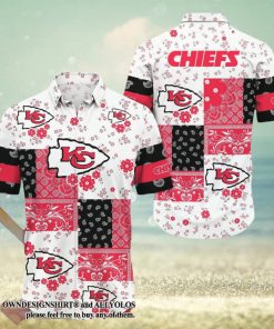 [The best selling] Kansas City Chiefs Trending Aloha New Summer Classic Full Print Hawaiian Shirt