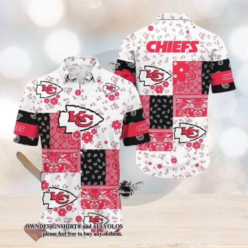 [The best selling] Kansas City Chiefs Trending Aloha New Summer Classic Full Print Hawaiian Shirt