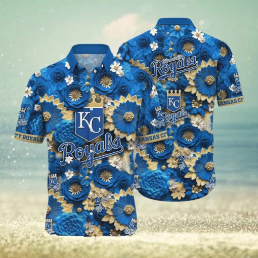 [The best selling] Kansas City Royals MLB Cool Version Hawaiian Shirt