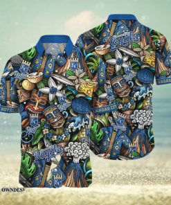 [The best selling] Kansas City Royals MLB Flower Custom Summer Football Amazing Outfit Hawaiian Shirt