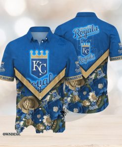 [The best selling] Kansas City Royals MLB Flower Custom Summer Football Unisex Hawaiian Shirt