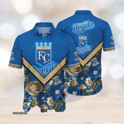 [The best selling] Kansas City Royals MLB Flower Custom Summer Football Unisex Hawaiian Shirt