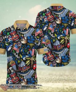 [The best selling] Kansas City Royals MLB Flower Summer 3D Full Print Hawaiian Shirt