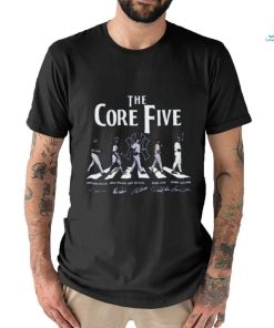 The core five abbey road new york yankees signature shirt