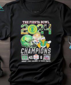 The fiesta bowl 2024 oregon ducks champions vrbo fiesta bowl shirt