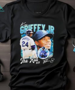 The kid baseball vintage signature perfect gift for baseball lovers ken griffey jr shirt