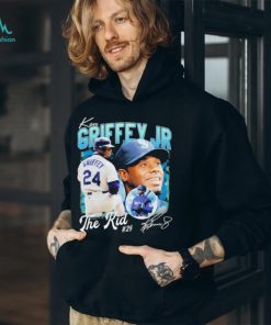The kid baseball vintage signature perfect gift for baseball lovers ken griffey jr shirt