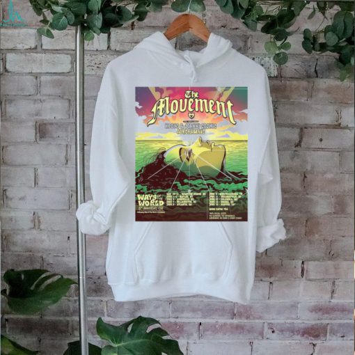 The movement ways of the world 5th anniversary tour ’24 poster shirt
