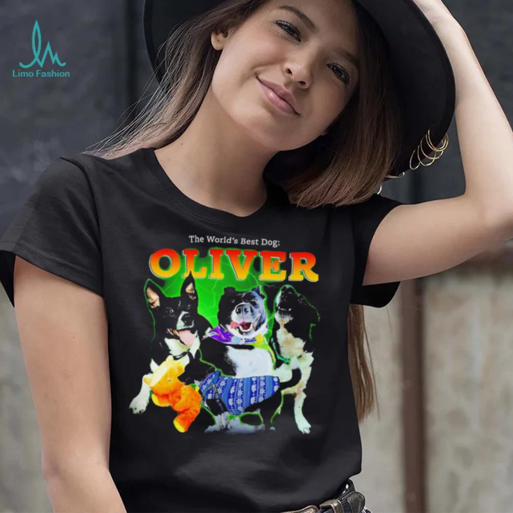 The world’s best dog Oliver funny 2024 shirt The world’s best dog Oliver funny 2024 shirt