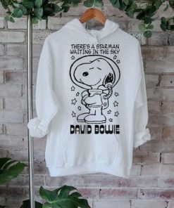 There’s A Starman Waiting In The Sky David Bowie Snoopy t shirt