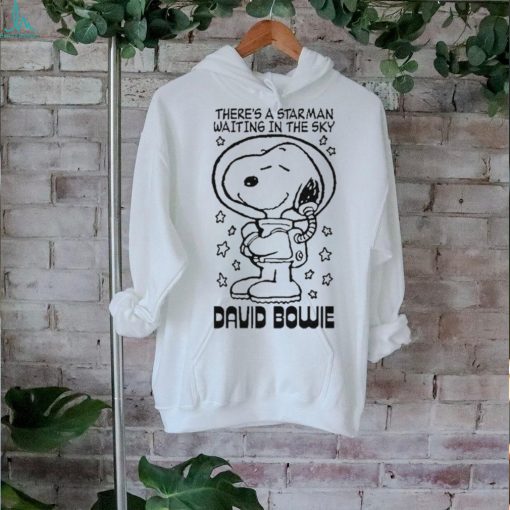There’s A Starman Waiting In The Sky David Bowie Snoopy t shirt