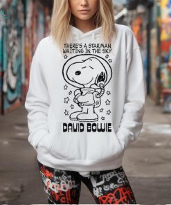 There’s A Starman Waiting In The Sky David Bowie Snoopy t shirt