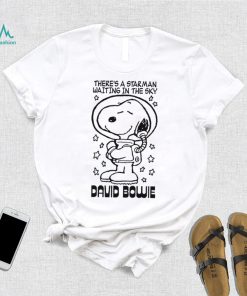 Theres a starman waiting in the sky david bowie Snoopy shirt