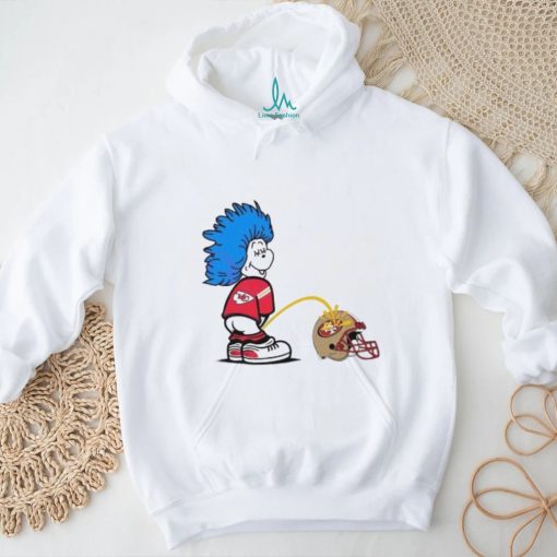 Thing One Chiefs Piss On 49ers Helmet shirt