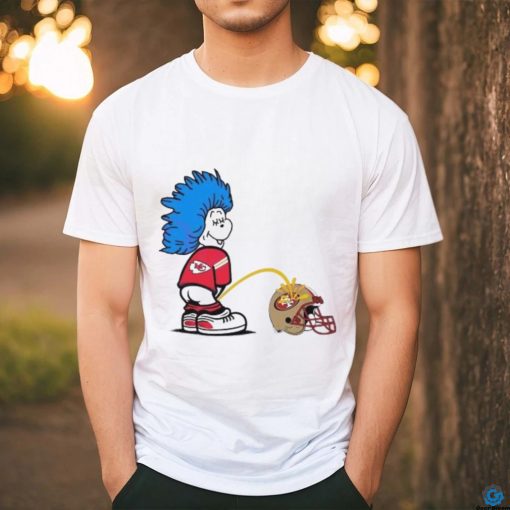Thing One Chiefs Piss On 49ers Helmet shirt