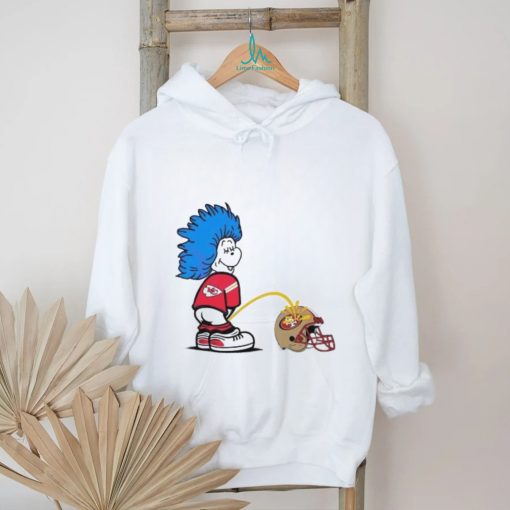 Thing One Chiefs Piss On 49ers Helmet shirt