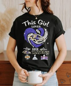 This Girl Loves Her Baltimore Ravens Super Bowl 2023 2024 Signatures Shirt