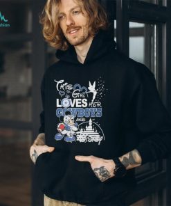 This Girl Loves Her Cowboys And Disney Mickey T shirt For Fans