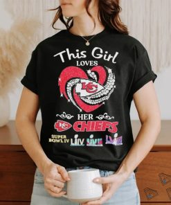 This Girl Loves Her Kansas City Chiefs Super Bowl 2023 2024 Signatures Shirt