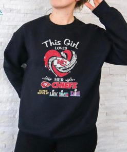 This Girl loves her Kansas City Chiefs Super Bowl LVIII shirt