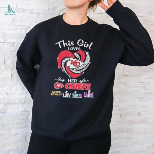 This Girl loves her Kansas City Chiefs Super Bowl LVIII shirt