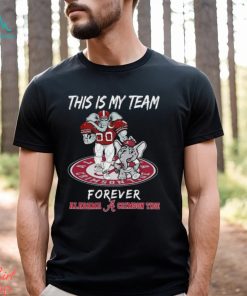 This Is My Team Forever Alabama Crimson Tide Mascot 2024 Shirt