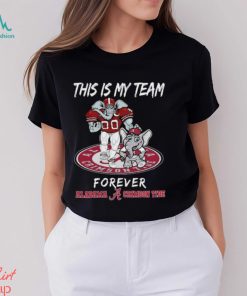 This Is My Team Forever Alabama Crimson Tide Mascot 2024 Shirt