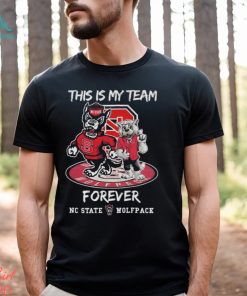 This Is My Team Forever NC State Wolfpack Mascot Shirt